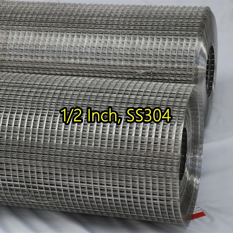 Malla de alambre soldada con aut&oacute;gena SS304 de 1/2 pulgada
