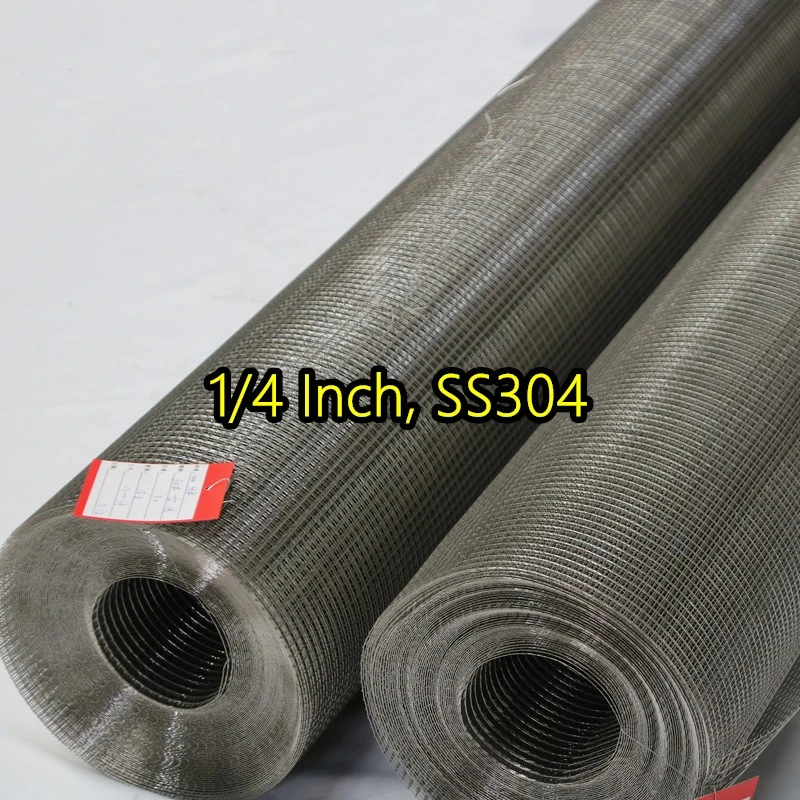 Malla de alambre soldada con aut&oacute;gena SS304 de 1/4 pulgada